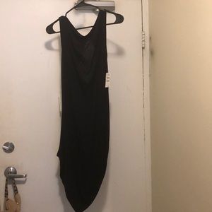 Tildon Black Mini Dress with open back SMALL